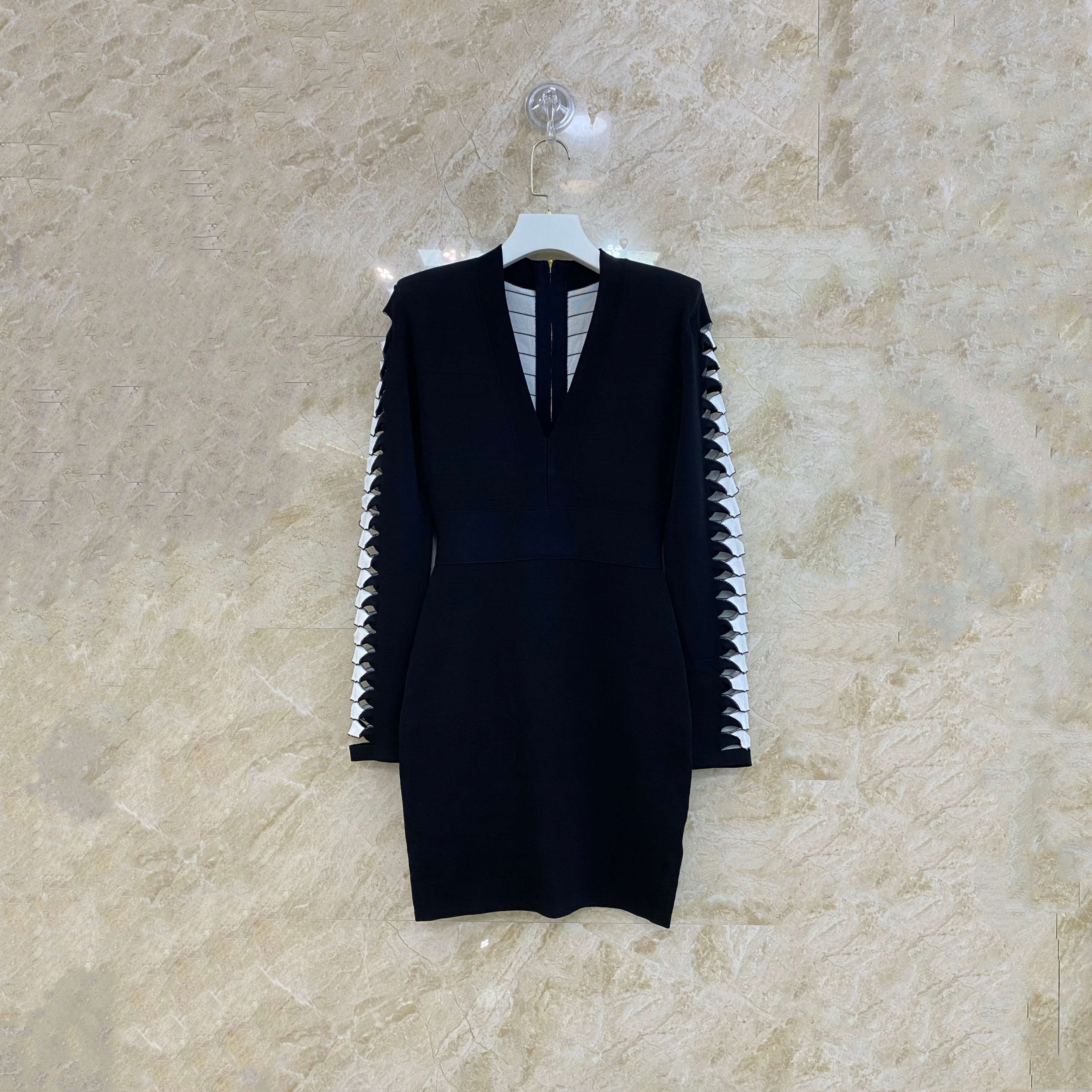 balmain cut-out bodycon dress